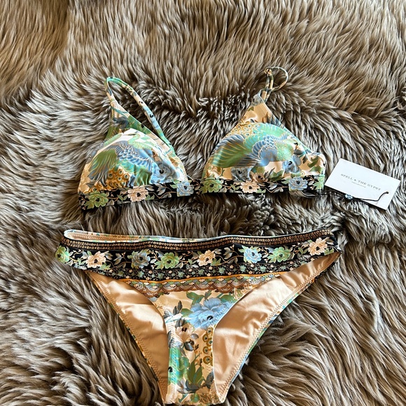 NWOT Spell And The Gypsy Collective Cheeky Bikini Bottom - Cloud Dancer - Sz S - Picture 8 of 11